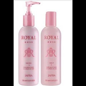 Jafra Royal Rose duo body oil e lotion size bonus
